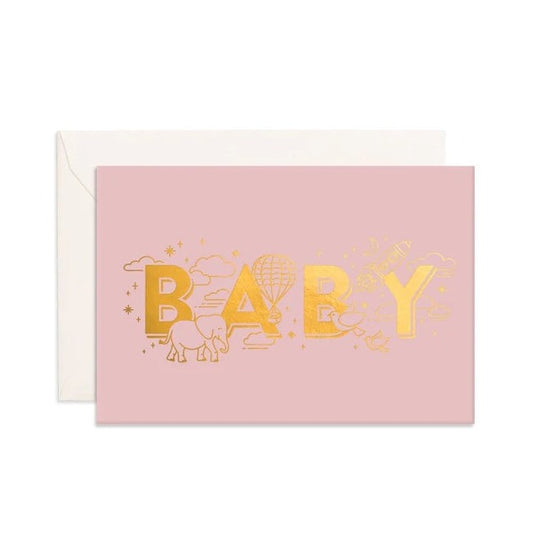 baby card - angus and dudley