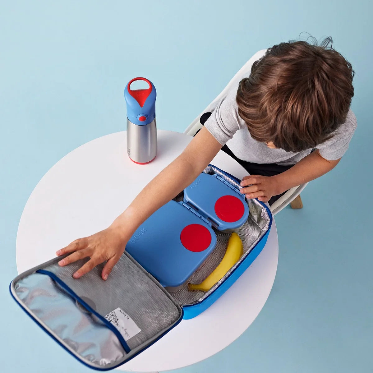 B BOX | FLEXI INSULATED LUNCH BAG | DEEP BLUE