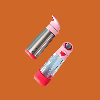 B Box Tritan Drink Bottle 600ml - Flamingo Fizz