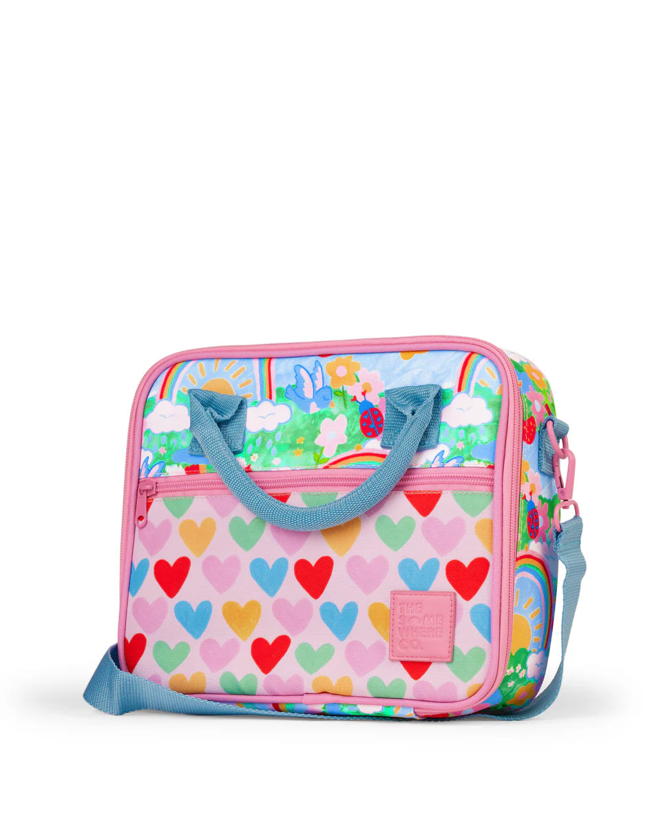 THE SOMEWHERE CO MINI LUNCH BAG | RAINBOW GARDEN