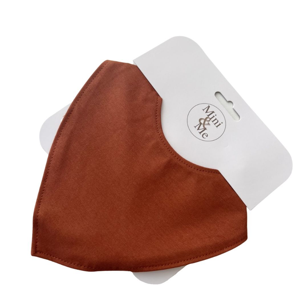 Mini and Me Waterproof Dribble Bib - Chestnut