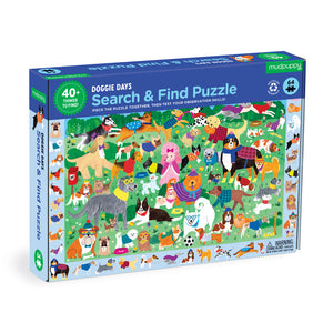 Mudpuppy Search and Find Puzzle 64 Piece - Doggie Days