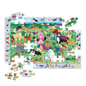 Mudpuppy Search and Find Puzzle 64 Piece - Doggie Days