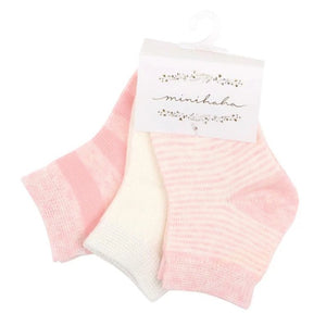 Minihaha 3 pack Socks - Pink Mixed