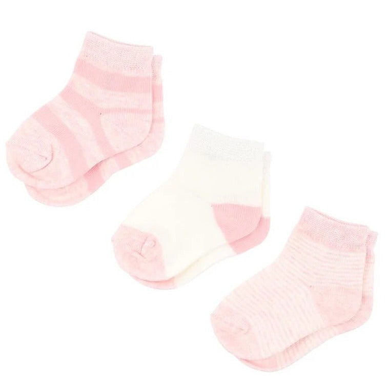 Minihaha 3 pack Socks - Pink Mixed