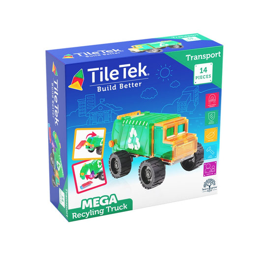 TILE TEK | 14 PIECE MEGA RECYCLING TRUCK - Angus & Dudley Collections