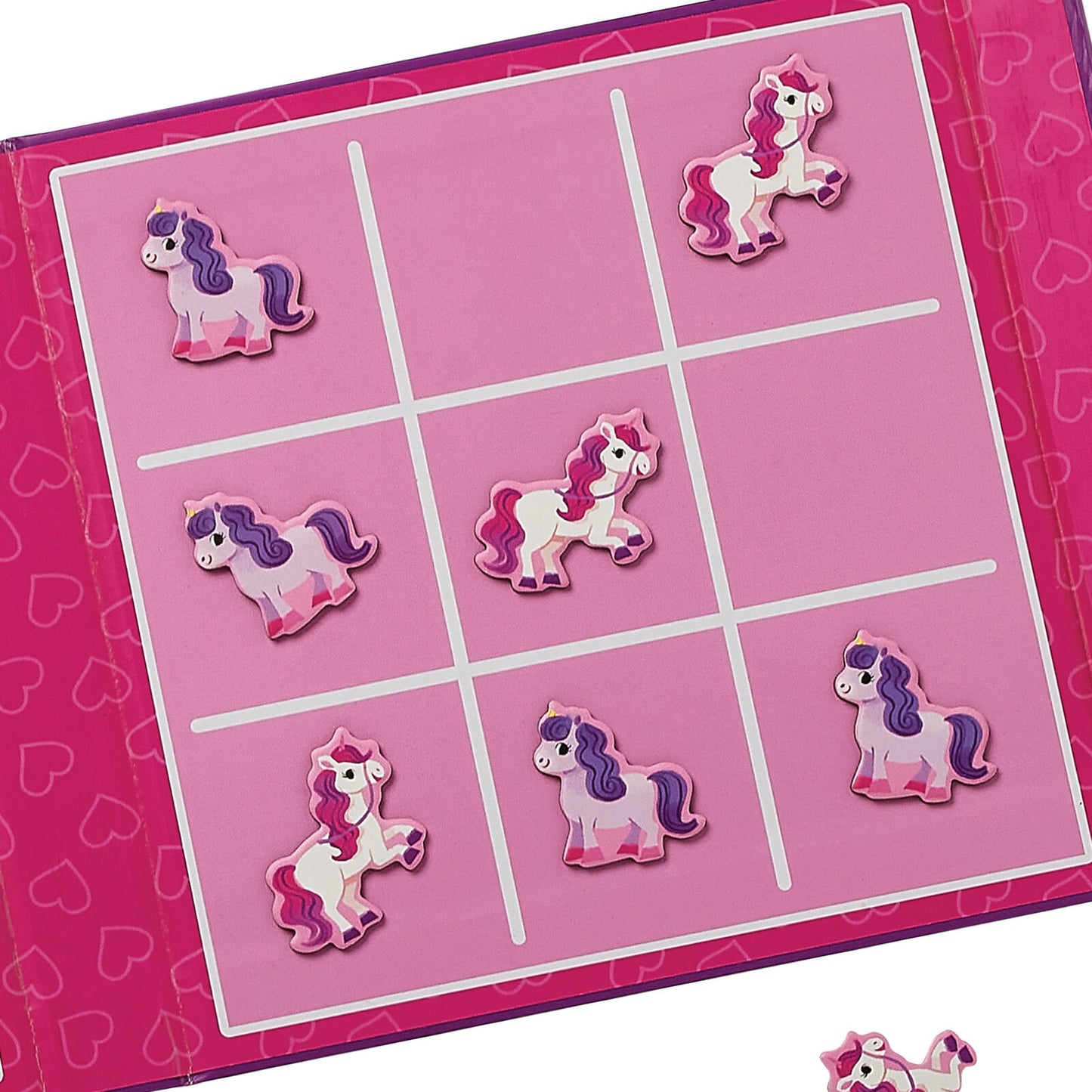 CROCODILE CREEK MAGNETIC GAME | TIC TAC TOE AND CHECKERS | UNICORN - Angus & Dudley Collections