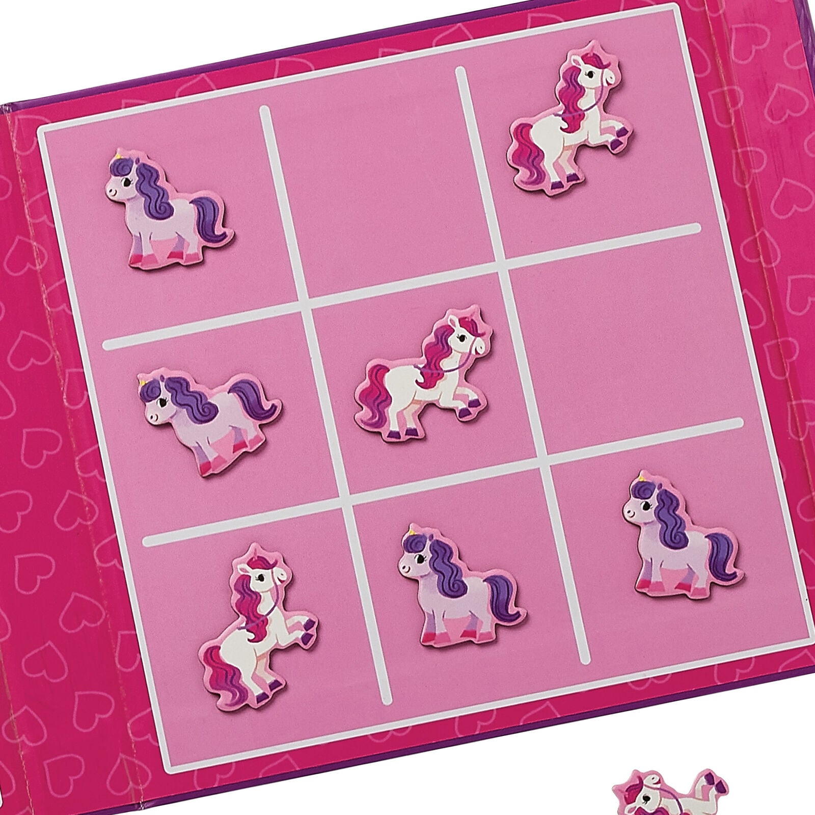 CROCODILE CREEK MAGNETIC GAME | TIC TAC TOE AND CHECKERS | UNICORN - Angus & Dudley Collections