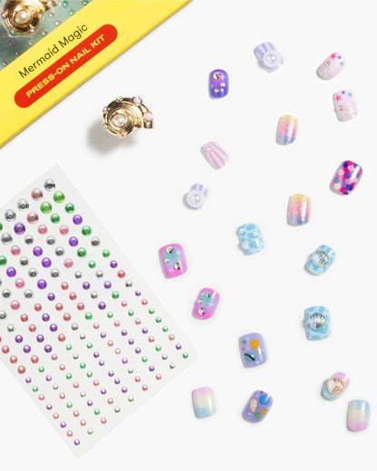 SUPER SMALLS | PRESS ON NAILS | MERMAID