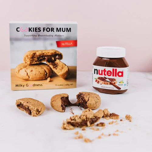 Milky Goodness Lactation Cookies - Nutella