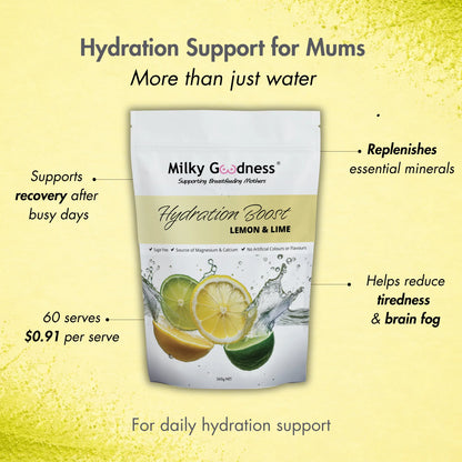 MILKY GOODNESS HYDRATION BOOST DRINK | LEMON LIME