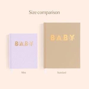 Fox and Fallow Mini Baby Journal - Lilac Boxed
