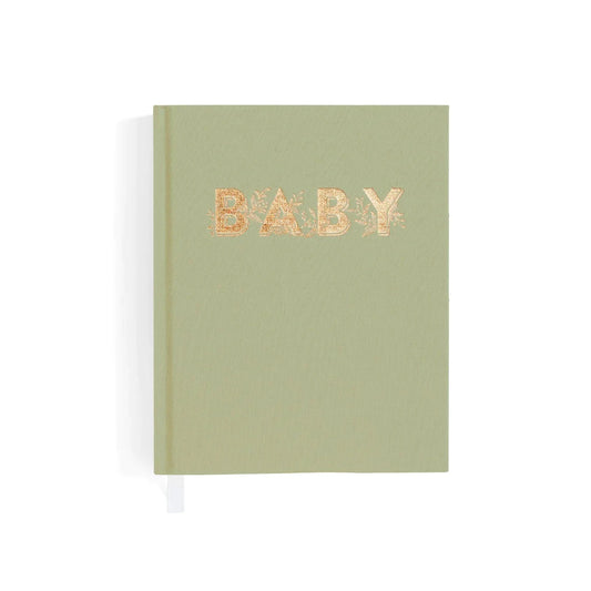 Fox and Fallow Mini Baby Journal - Sage