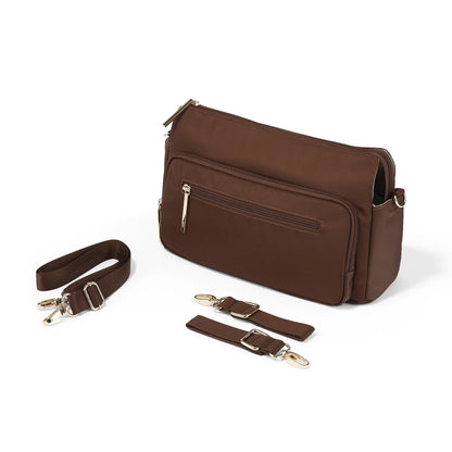 OIOI MULTITASKER PRAM CADDY 2.0 | NYLON CHOCOLATE
