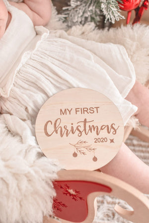 Wooden My First Christmas Disc 2023