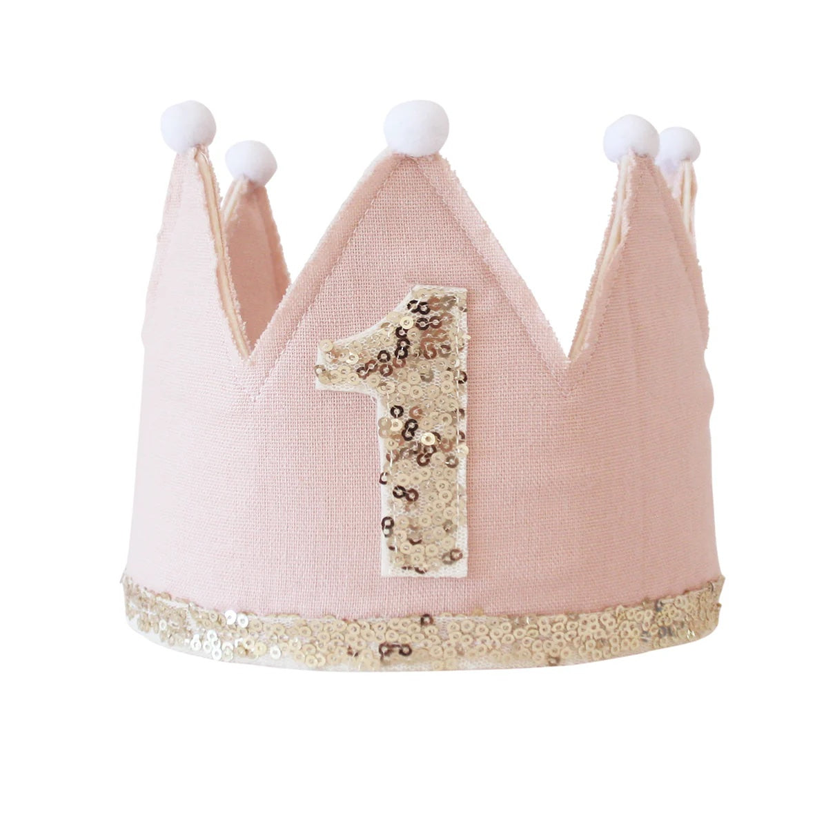 Alimrose 1st Birthday Crown - Pink