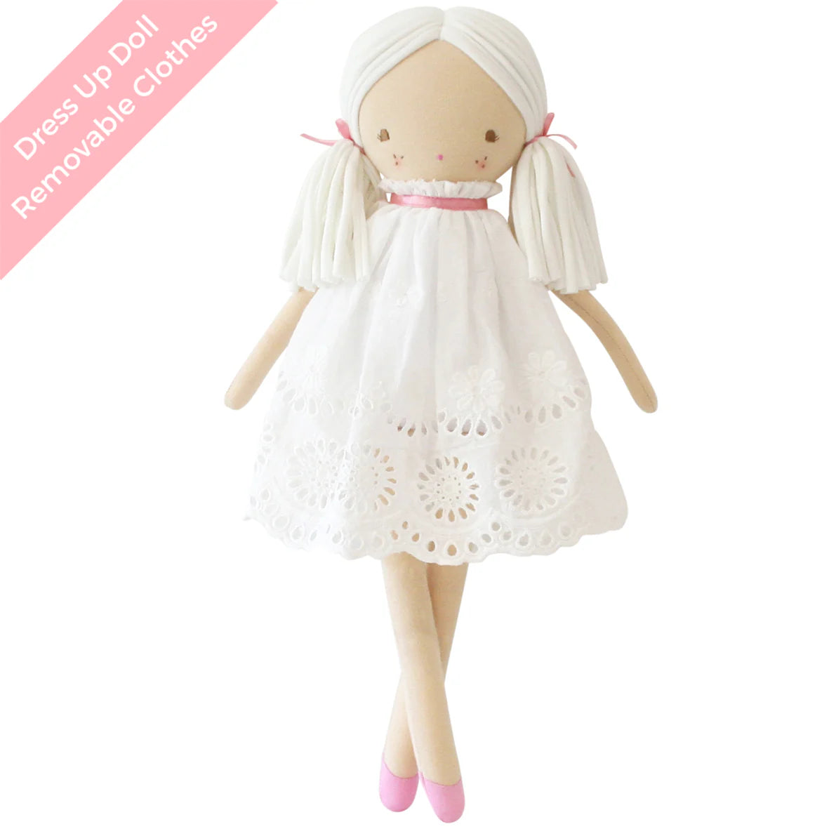Alimrose Frankie Doll | Broderie Dress