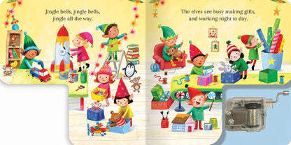 KIDS HARDCOVER BOOK | WIND-UP MUSIC BOX