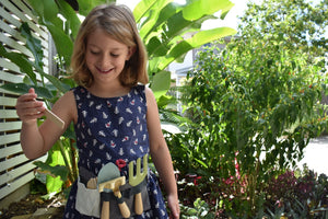 Garden Belt with Tools and Name Tag