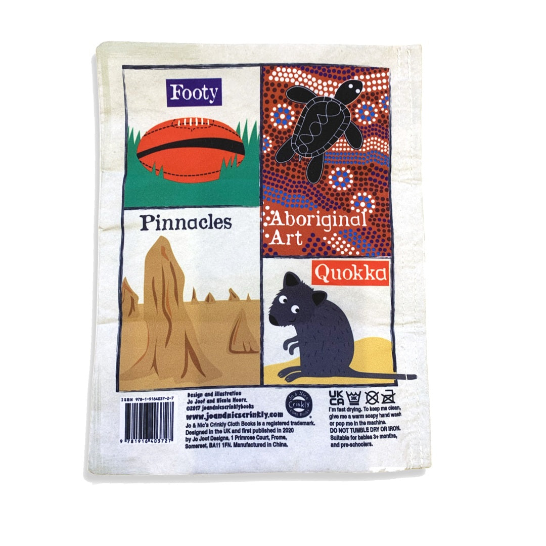 JO & NICS CRINKLY CLOTH BOOKS | ALL ABOUT AUSTRALIA