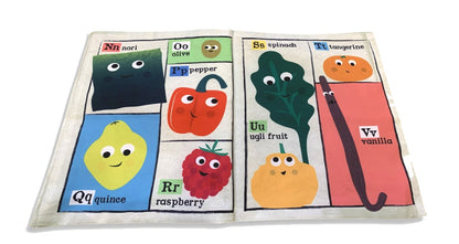 JO & NICS CRINKLY CLOTH BOOKS | FRUIT AND VEG A-Z