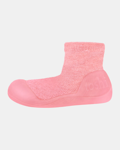 TOSHI ORGANIC HYBRID WALKING SOCKS | WINTER ROSE
