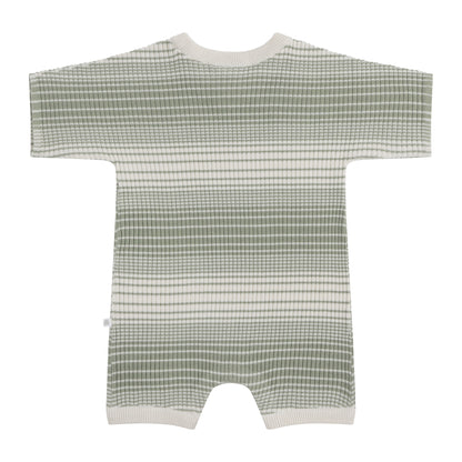 KYNDBABY SLOUCHY RIB KNIT ROMPER | GREEN STRIPE