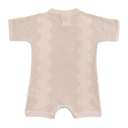 KYNDBABY SLOUCHY MESH KNIT ROMPER | SHELL