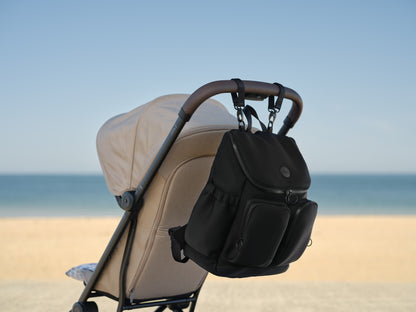 Oioi Signature Nappy Backpack - Black Neoprene