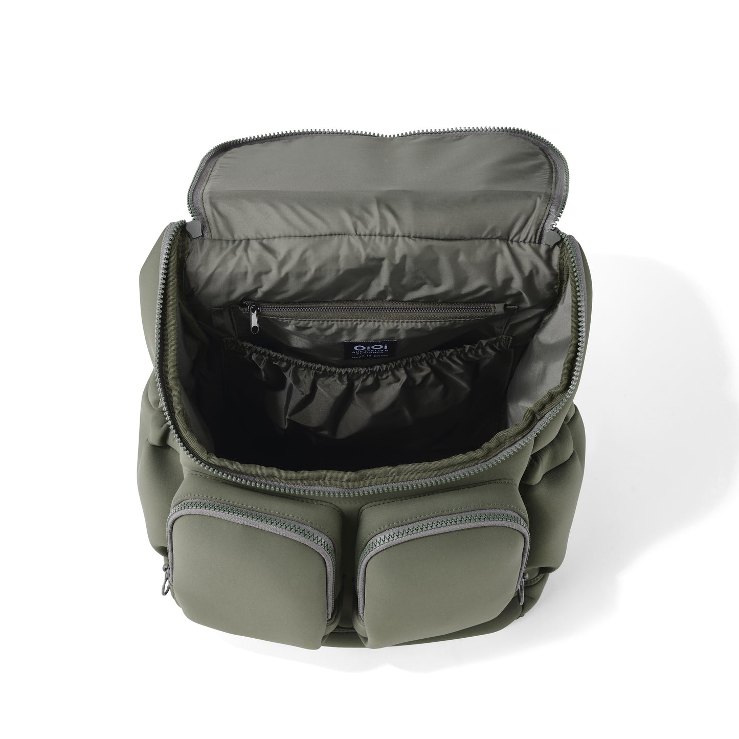 Oioi Signature Nappy Backpack - Sage Neoprene