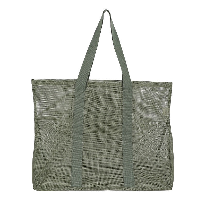 SANDE KIDS BEACH HAULER MESH BEACH BAG | PANDANUS GREEN
