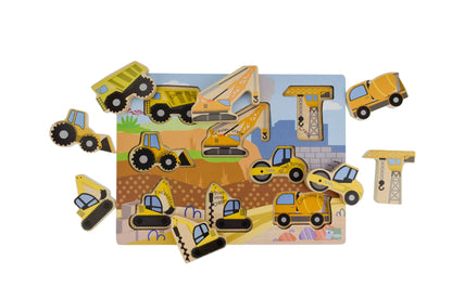 Chunky 3D Puzzle - Construction Vehicle