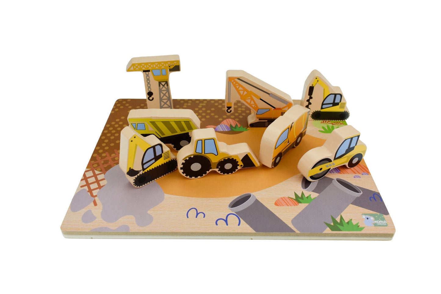 Chunky 3D Puzzle - Construction Vehicle