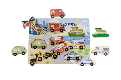 Chunky 3D Puzzle - Aussie Transport Vehicle Puzzle