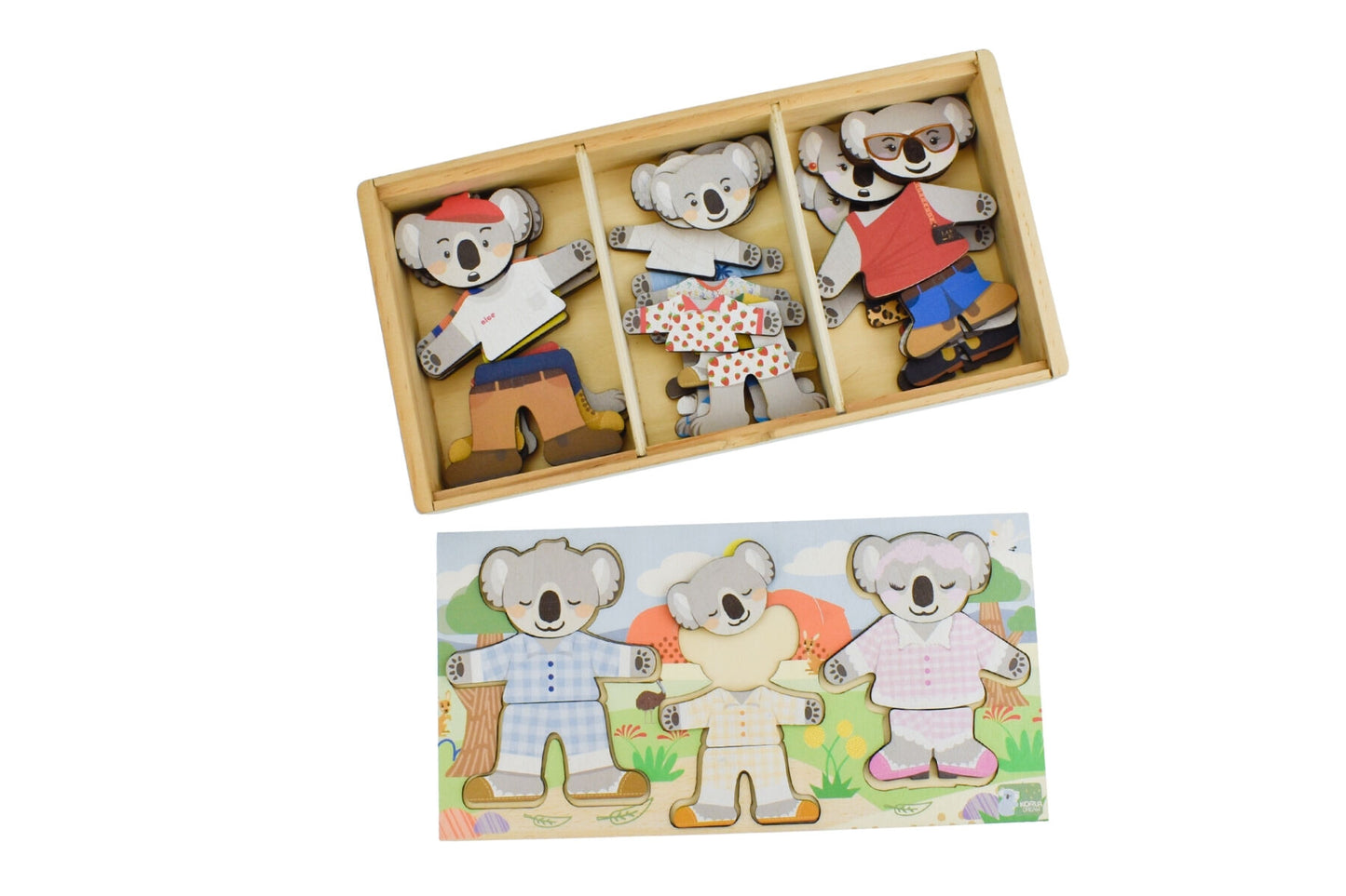 Dressing Koala Wooden Puzzle