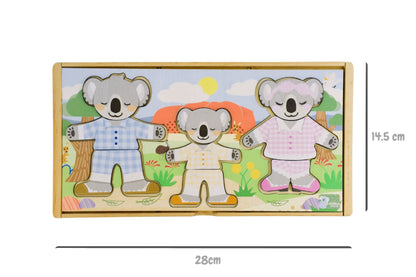 Dressing Koala Wooden Puzzle