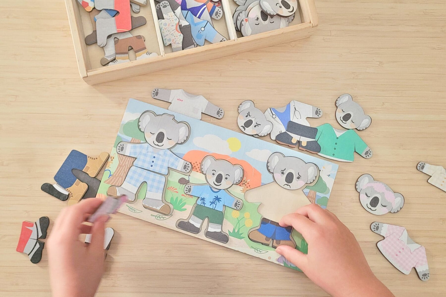 Dressing Koala Wooden Puzzle