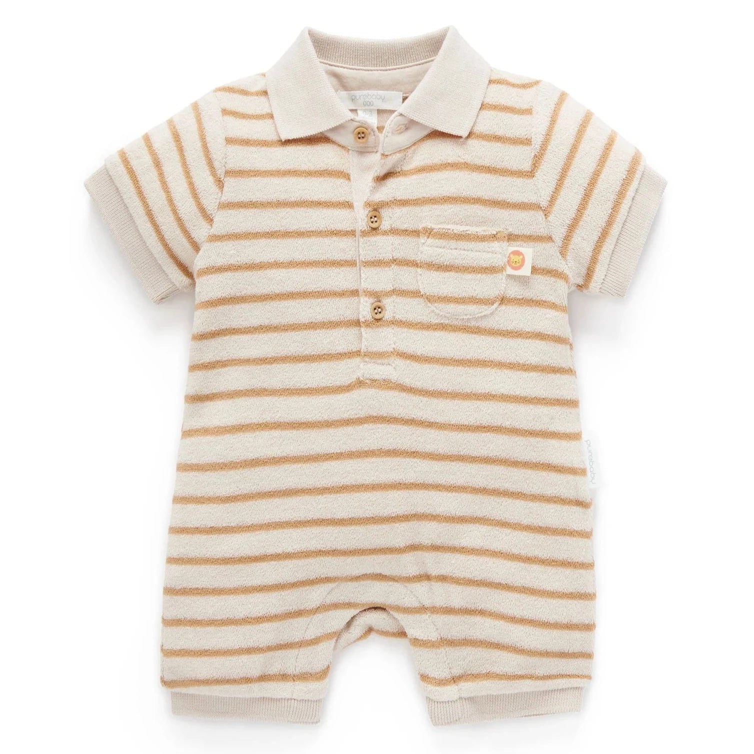 Purebaby romper - angus and dudley