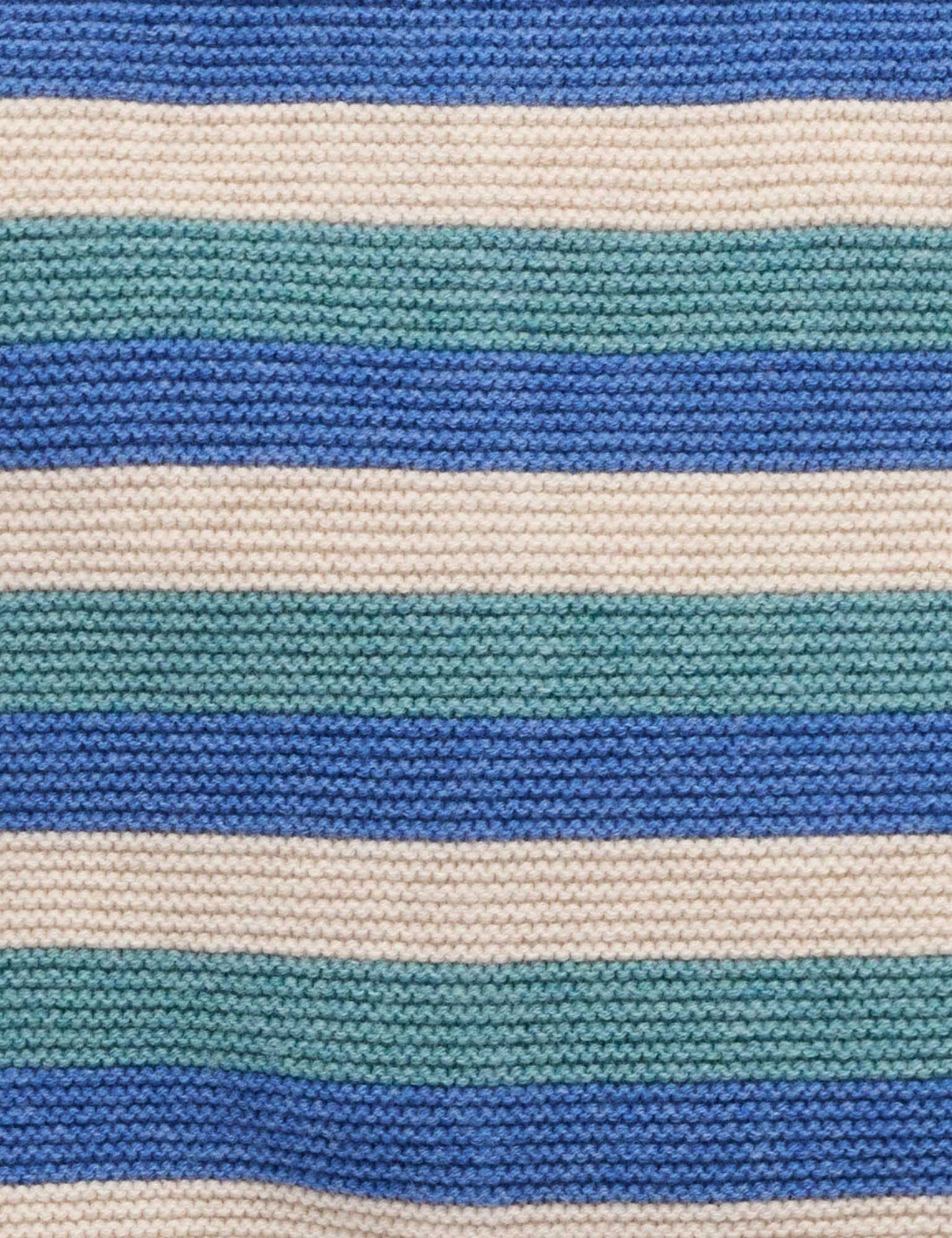 PUREBABY KNIT LEGGINGS | STRIPE BLUE