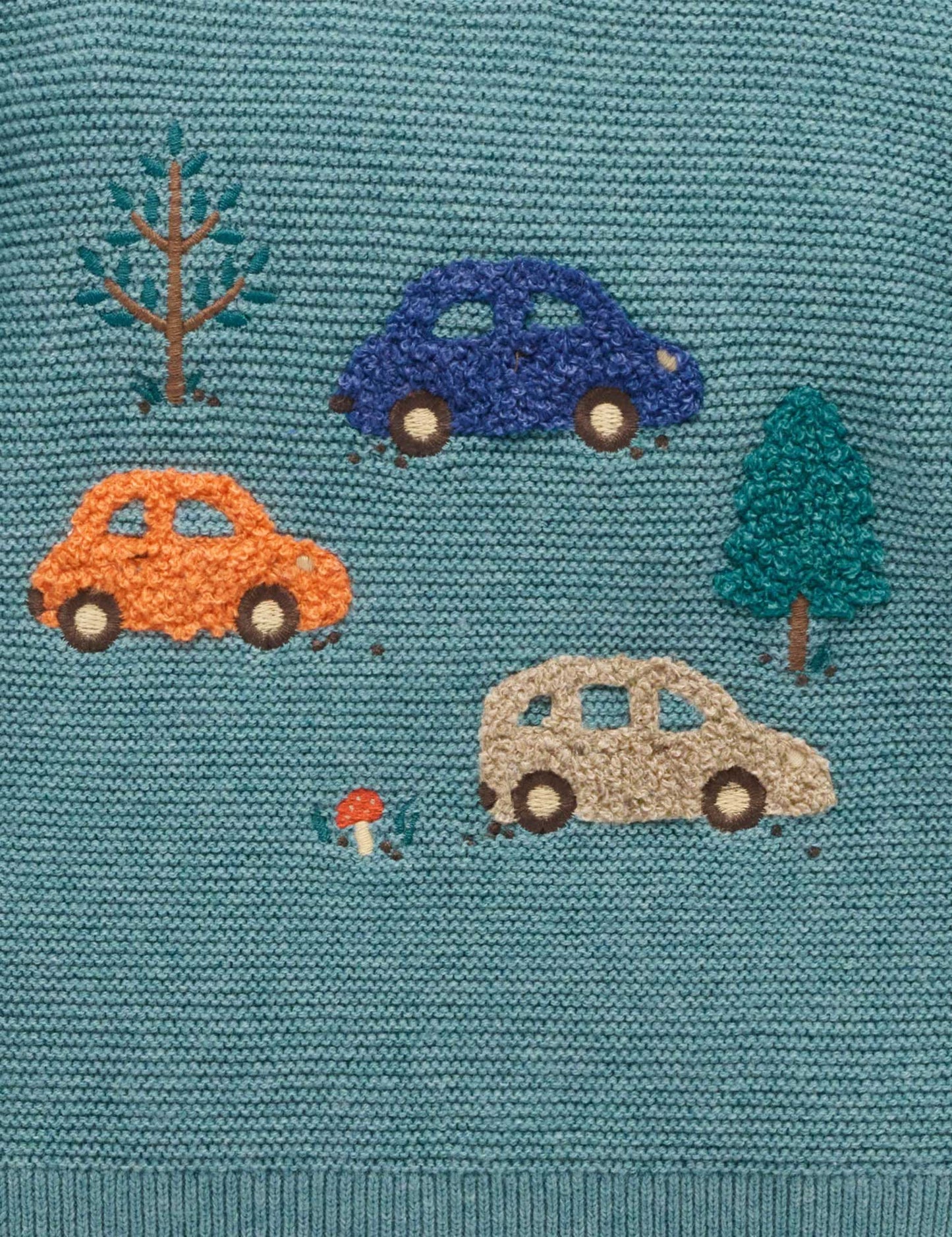 PUREBABY KNIT JUMPER | WOODLANDS CAR
