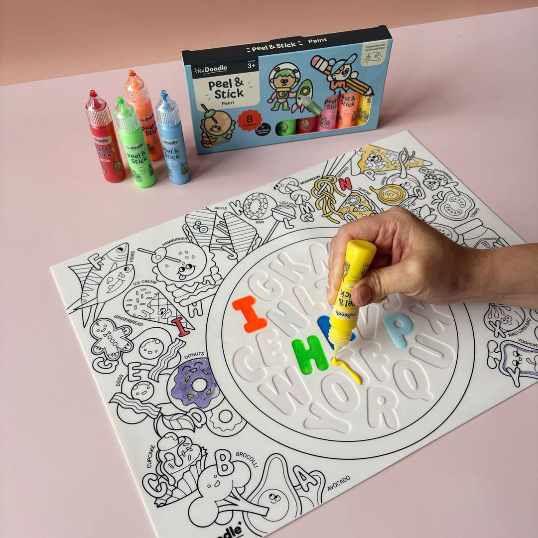 Hey Doodle Solid Peel and Stick Paint | Easy Peel And Stickable Colours