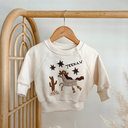 BLOSSOM AND PEAR CREW SWEATER | YEEHAW