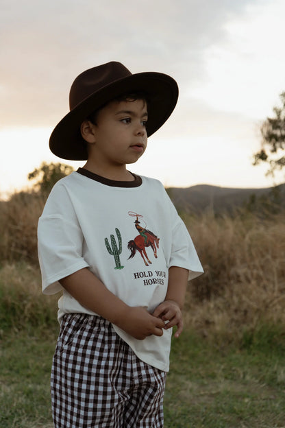 BLOSSOM AND PEAR FEDORA HAT