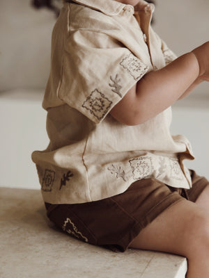 ZIGGY LOU CANVAS SHORTS | SORRENTO