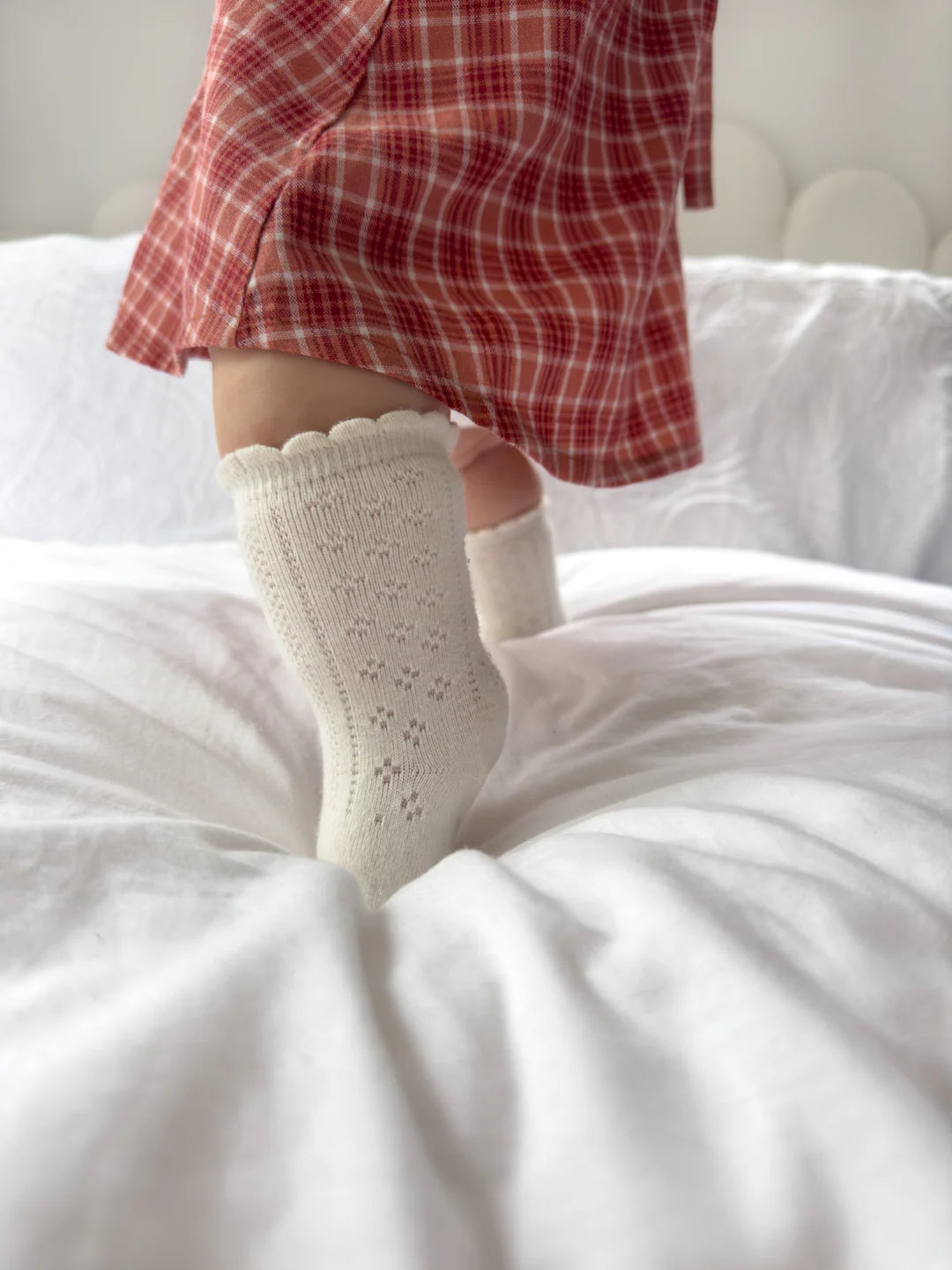 ZIGGY LOU SOCKS | LACE | MILK (Restock)