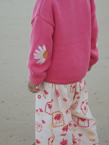 ZIGGY LOU CARDIGAN | RASPBERRY