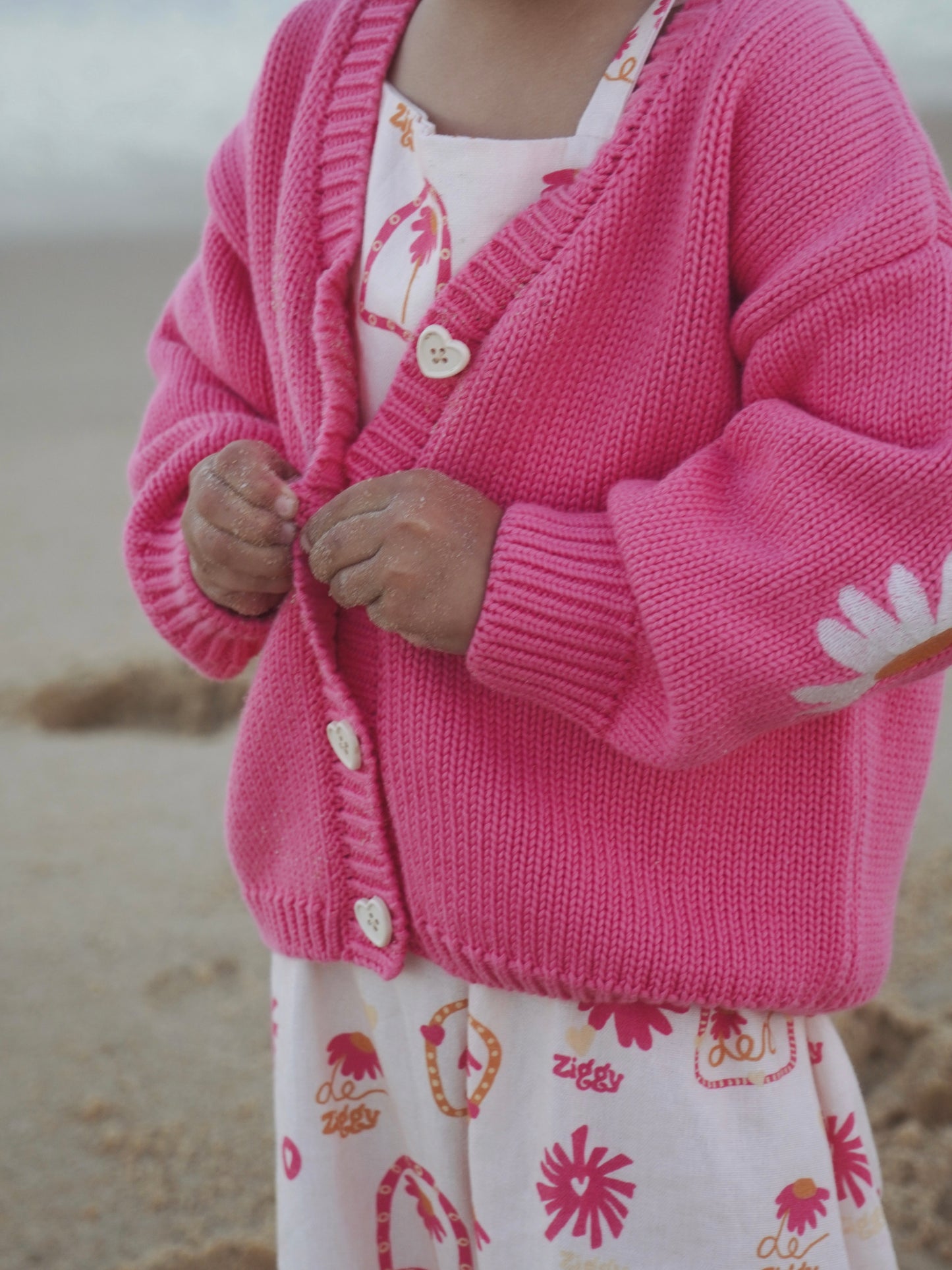 ZIGGY LOU CARDIGAN | RASPBERRY