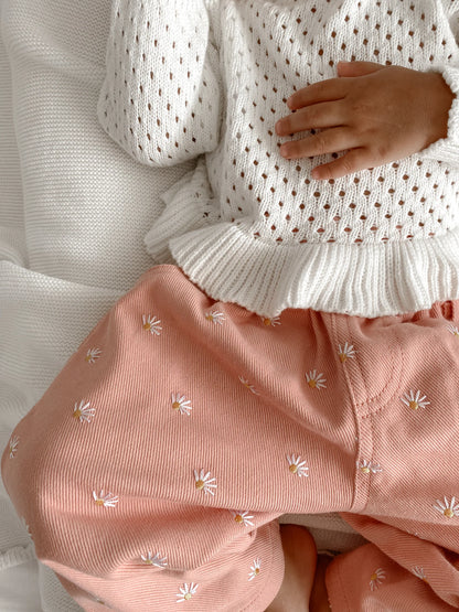 BLOSSOM AND PEAR DENIM JEANS | DAISY PINK