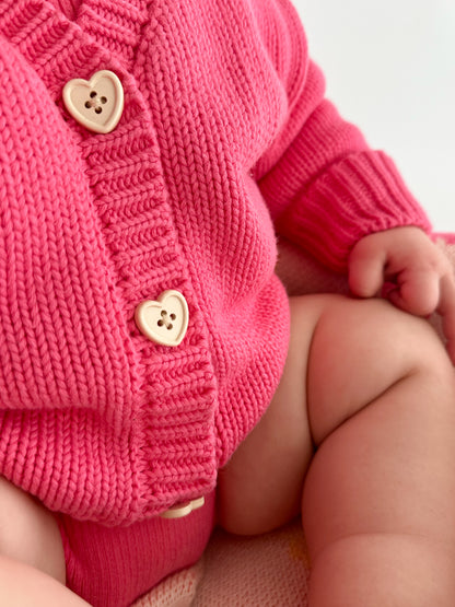 ZIGGY LOU CARDIGAN | RASPBERRY