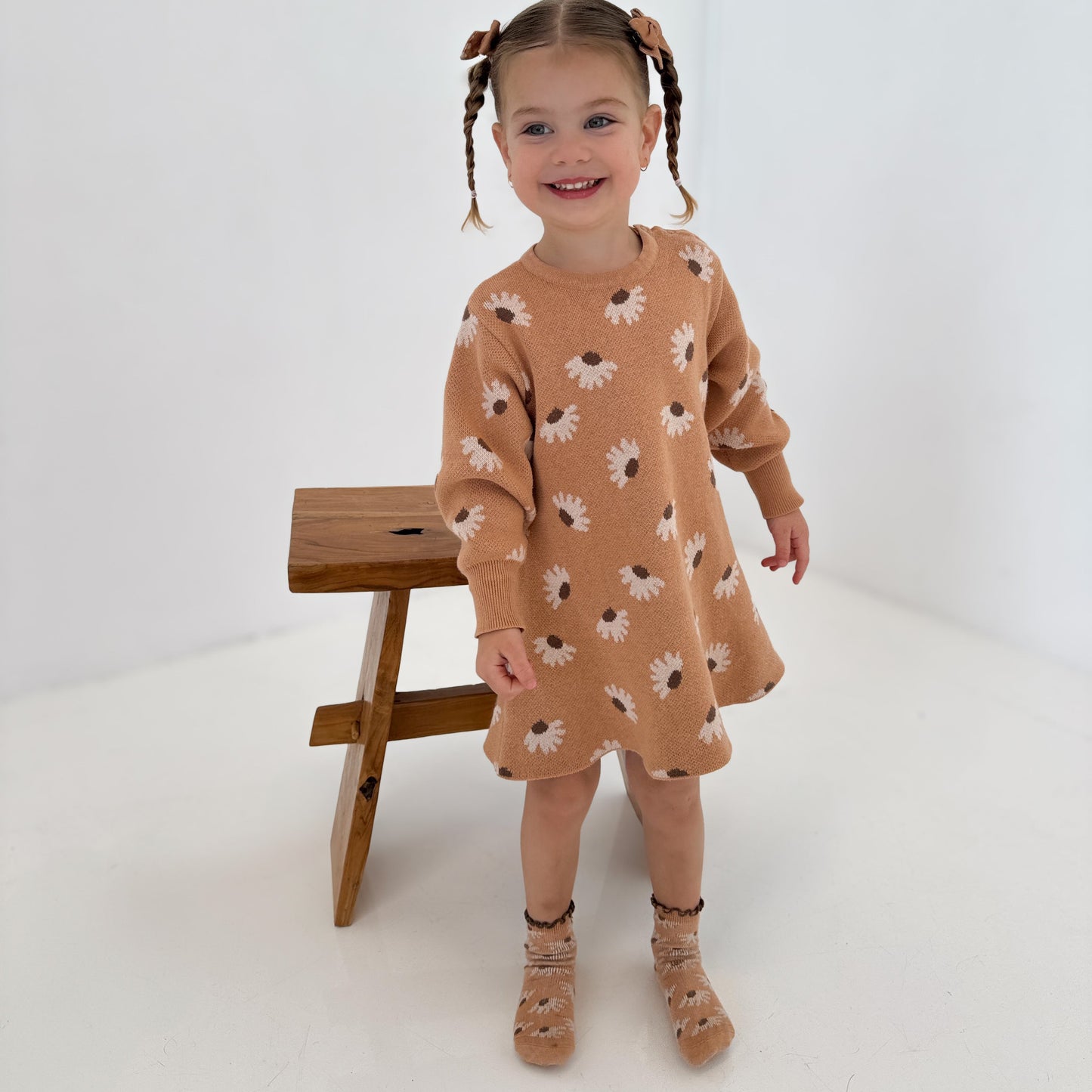 ZIGGY LOU LONG SLEEVE DRESS | HAZEL